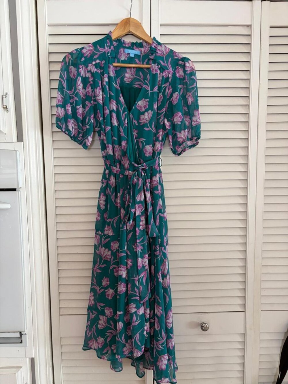 James RSVP midi wrap dress _